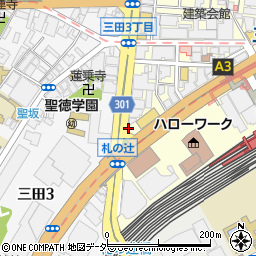 三田フルート教室周辺の地図