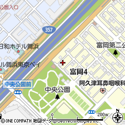 千葉県浦安市富岡4丁目18-8周辺の地図