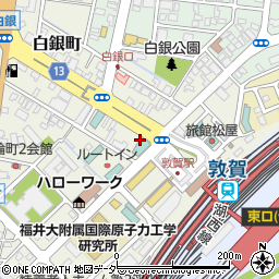 福井県敦賀市白銀町5-29周辺の地図