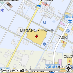 サーティワンアイスクリームＭＥＧＡドン・キホーテＵＮＹ石和店周辺の地図