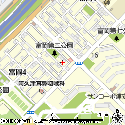 千葉県浦安市富岡4丁目4-6周辺の地図
