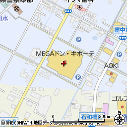 ライトオンＭＥＧＡドン・キホーテＵＮＹ石和店周辺の地図