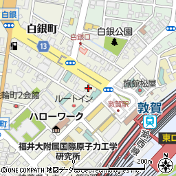 福井県敦賀市白銀町5-27周辺の地図