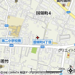 東京都調布市国領町4丁目25-2周辺の地図