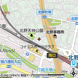 東京都八王子市北野町543周辺の地図