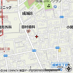 福田精米店周辺の地図