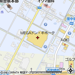 ＭＥＧＡドン・キホーテＵＮＹ石和店周辺の地図