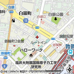 福井県敦賀市白銀町5-12周辺の地図