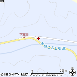 岐阜県下呂市金山町菅田桐洞3367周辺の地図