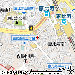 ＶＩＣＴＯＲＩＡＳＥＬＦＥＳＴＥ恵比寿店周辺の地図