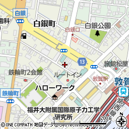 敦賀ロータリークラブ周辺の地図