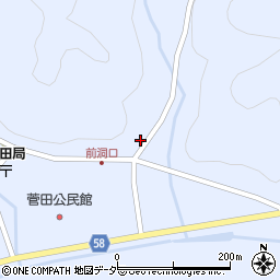 岐阜県下呂市金山町菅田桐洞3011周辺の地図