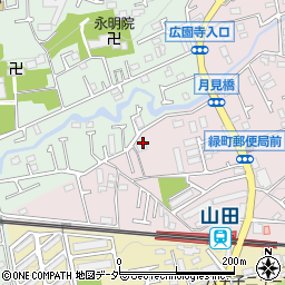 東京都八王子市緑町392周辺の地図