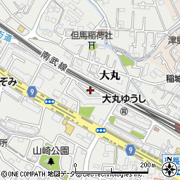 東京都稲城市大丸147-1周辺の地図