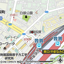 福井県敦賀市白銀町1-18周辺の地図