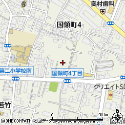 東京都調布市国領町4丁目25-14周辺の地図