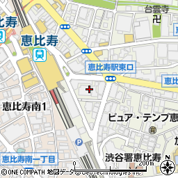 東京都渋谷区恵比寿4丁目3周辺の地図