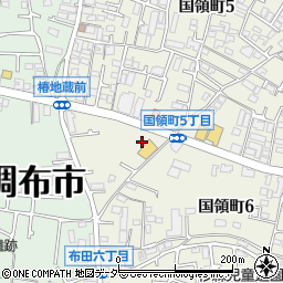 東京都調布市国領町6丁目5周辺の地図