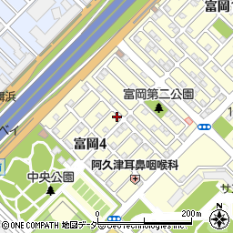 千葉県浦安市富岡4丁目13-2周辺の地図