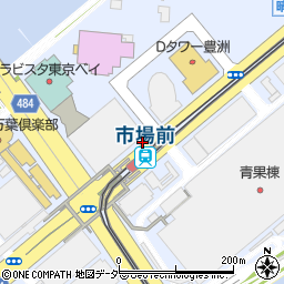 東京都江東区豊洲6丁目周辺の地図
