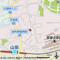 東京都八王子市緑町279周辺の地図