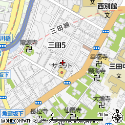 イトーピア三田管理室周辺の地図
