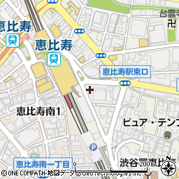 東京都渋谷区恵比寿4丁目3-1周辺の地図