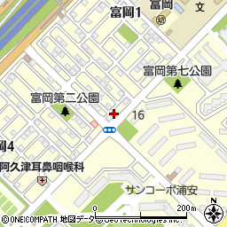 千葉県浦安市富岡1丁目6-4周辺の地図