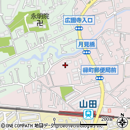 東京都八王子市緑町390周辺の地図