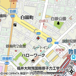 東横イン敦賀駅前周辺の地図