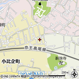 東京都八王子市小比企町817周辺の地図