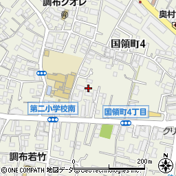 東京都調布市国領町4丁目23-1周辺の地図