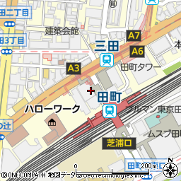 舎鈴 田町駅前店周辺の地図