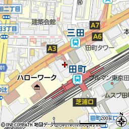 田町センタービル管理株式会社周辺の地図