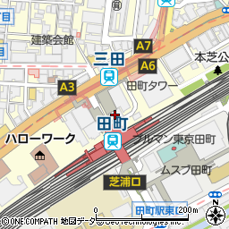 株式会社虎ノ門書房　田町店周辺の地図