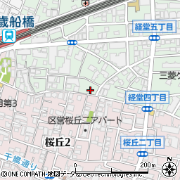 稲垣薬局 デイサービス経堂周辺の地図