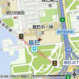 区立辰巳幼稚園周辺の地図