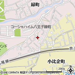 東京都八王子市緑町760周辺の地図