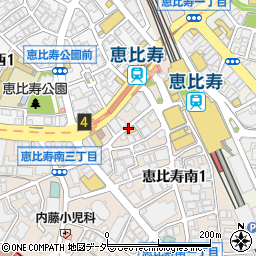 カラオケBanBan恵比寿駅西口周辺の地図