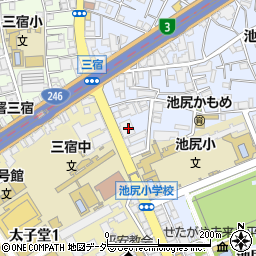 東京都世田谷区池尻2丁目7周辺の地図