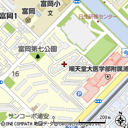 日本生命浦安荘４号棟周辺の地図