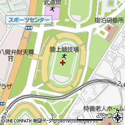 千葉県総合スポーツセンター　陸上競技場周辺の地図