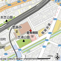 東京都港区芝浦1丁目周辺の地図