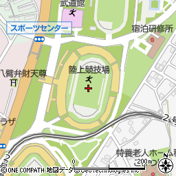 千葉県総合運動場陸上競技場周辺の地図