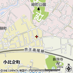 東京都八王子市小比企町821周辺の地図
