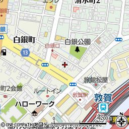 福井県敦賀市白銀町4-25周辺の地図