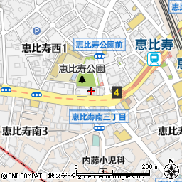 東京都渋谷区恵比寿西1丁目20-5周辺の地図