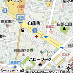 福井県敦賀市白銀町6-38周辺の地図
