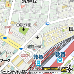 福井県敦賀市白銀町1-33周辺の地図