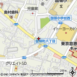 東京都調布市国領町8丁目1-19周辺の地図